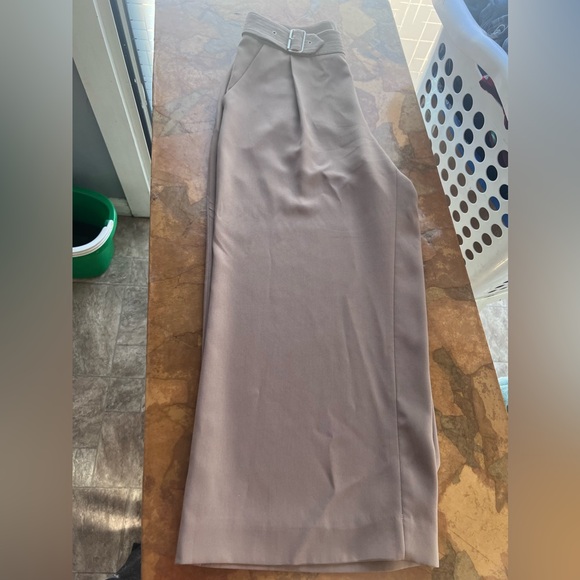 Womens White House Black Market sz 8 reg Beige crop dress pants EUC - Picture 5 of 7